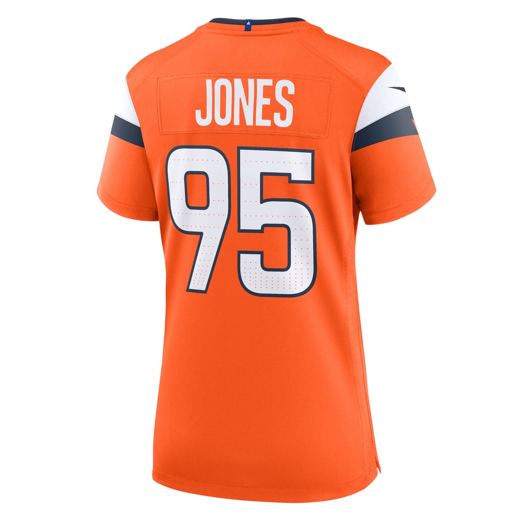 Women's Denver Broncos Sai'vion Jones Nike  Orange Team Game Jersey - Image 4