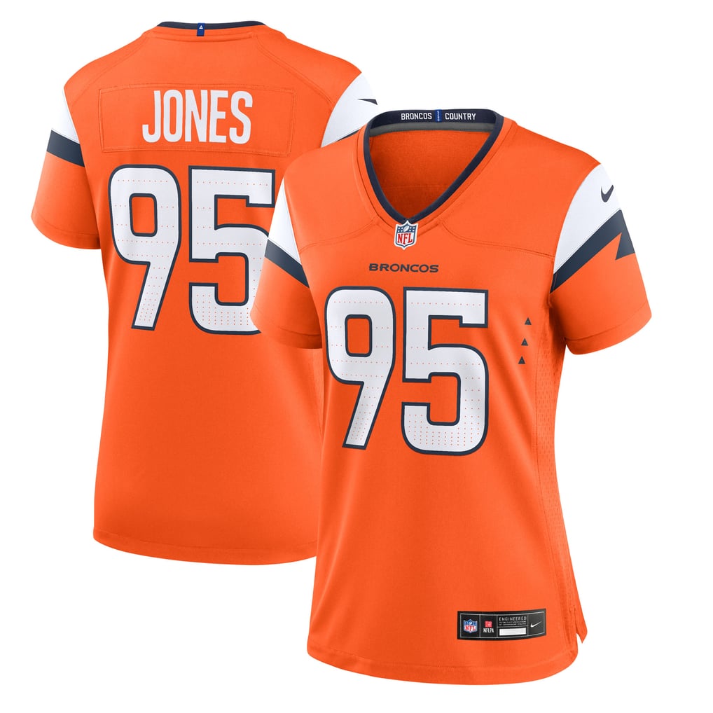 Women's Denver Broncos Sai'vion Jones Nike  Orange Team Game Jersey - Image 1