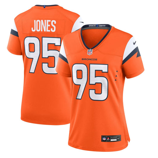 Women's Denver Broncos Sai'vion Jones Nike  Orange Team Game Jersey - Image 1