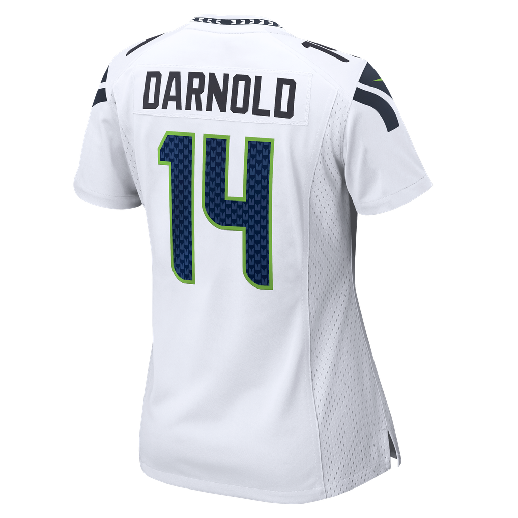 Women's Seattle Seahawks Sam Darnold Nike White Game Jersey - Image 4