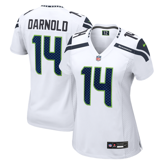 Women's Seattle Seahawks Sam Darnold Nike White Game Jersey - Image 1