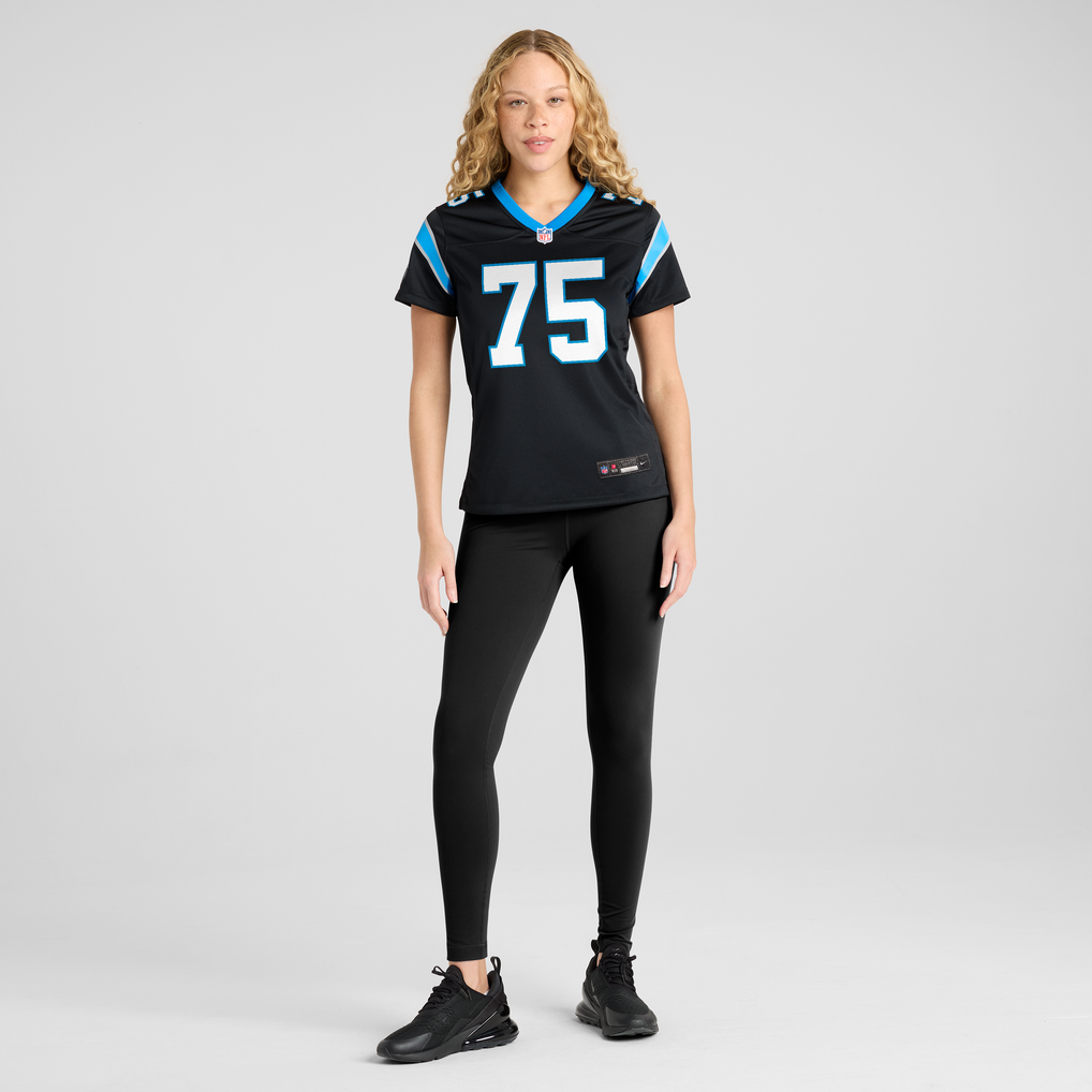 Women's Carolina Panthers Sam Hecht Nike Black Team Game Jersey - Image 3