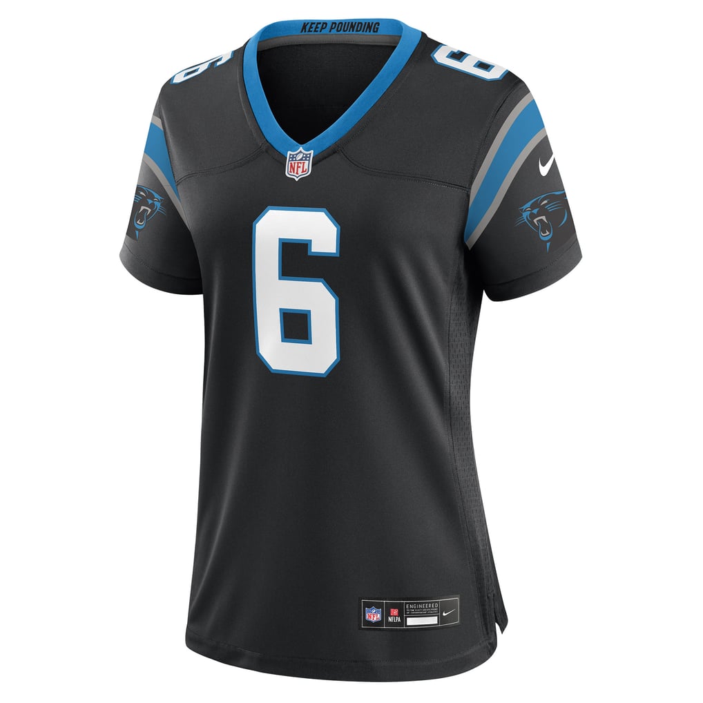 Women's Carolina Panthers Sam Martin Nike Black Team Game Jersey - Image 3