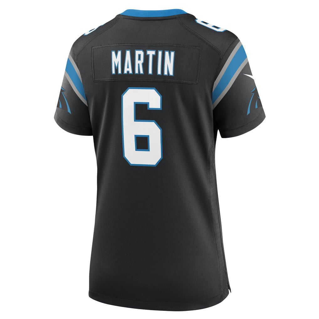 Women's Carolina Panthers Sam Martin Nike Black Team Game Jersey - Image 4