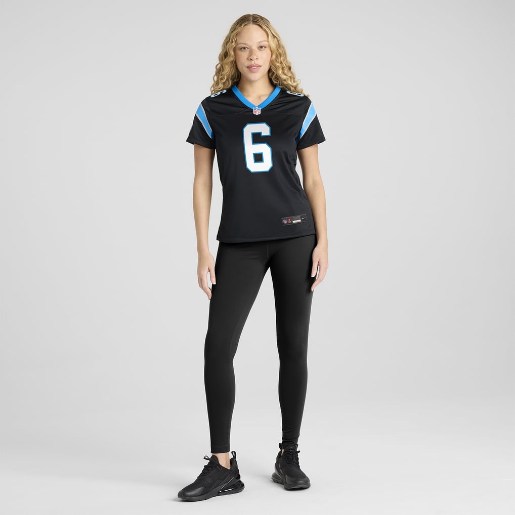 Women's Carolina Panthers Sam Martin Nike Black Team Game Jersey - Image 5