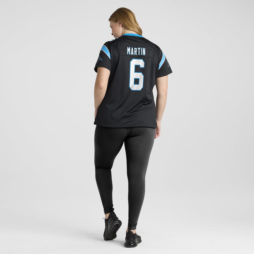 Women's Carolina Panthers Sam Martin Nike Black Team Game Jersey - Image 8