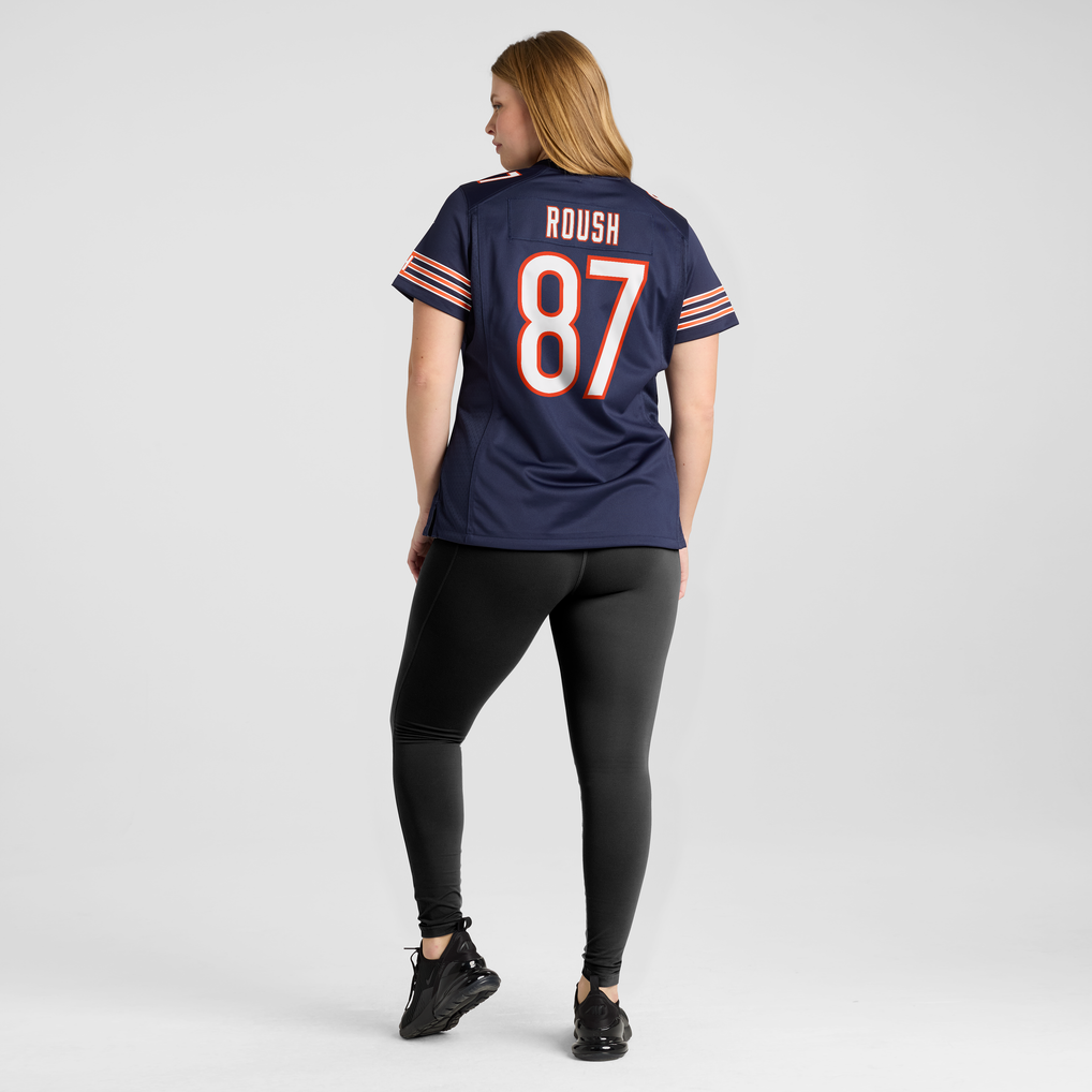 Women's Chicago Bears Sam Roush Nike Navy Team Game Jersey - Image 6