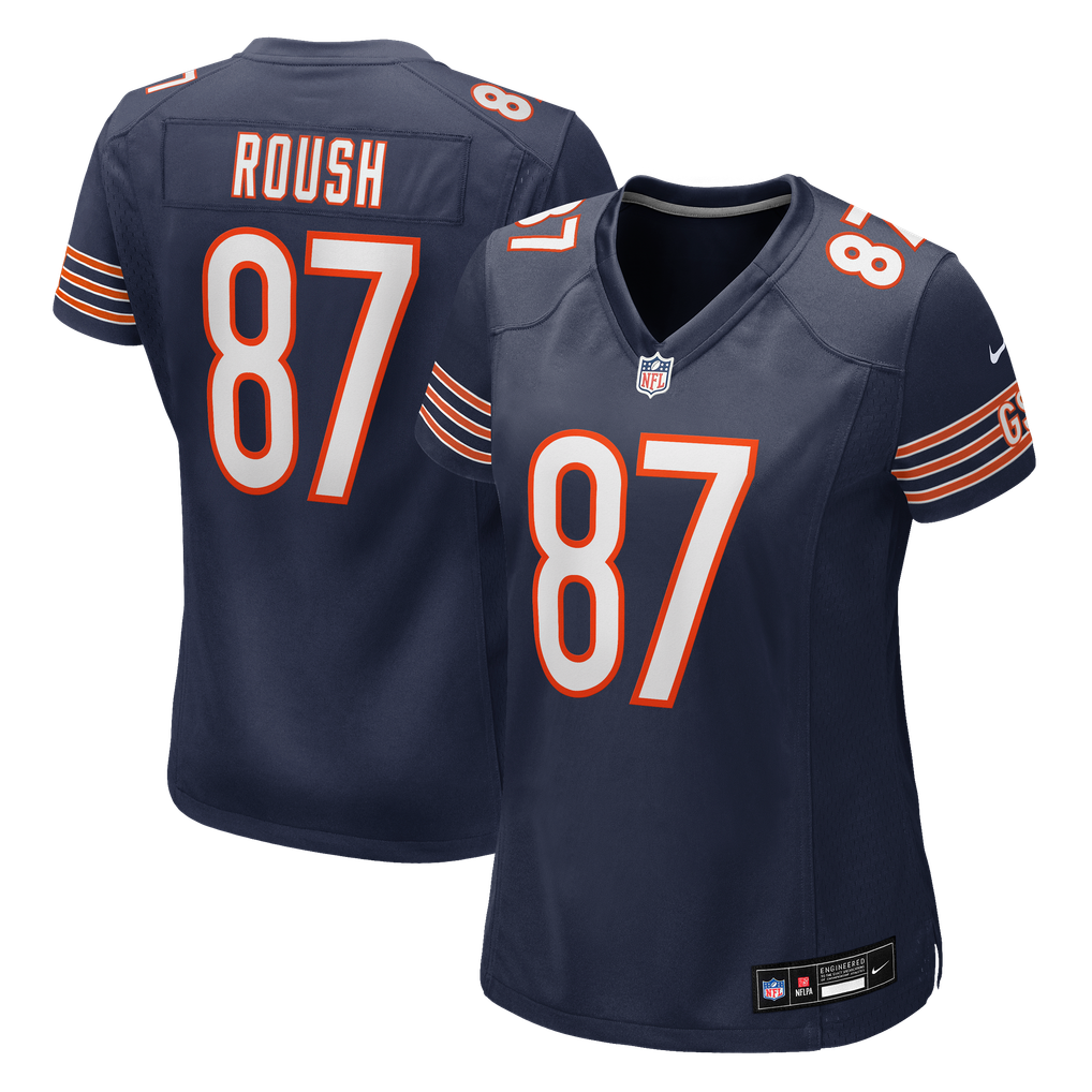 Women's Chicago Bears Sam Roush Nike Navy Team Game Jersey - Image 1