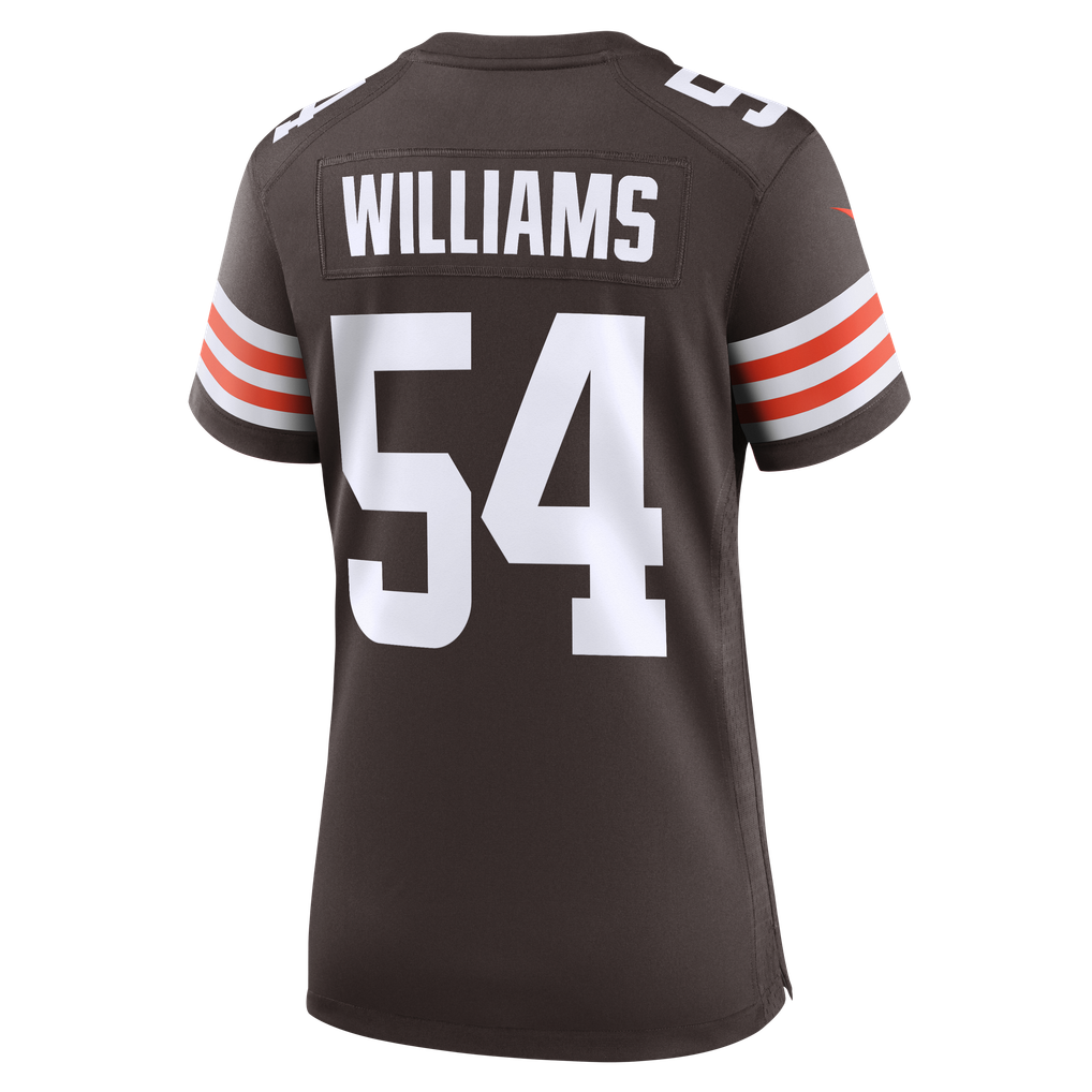 Women's Cleveland Browns Sam Williams Nike Brown Team Game Jersey - Image 8