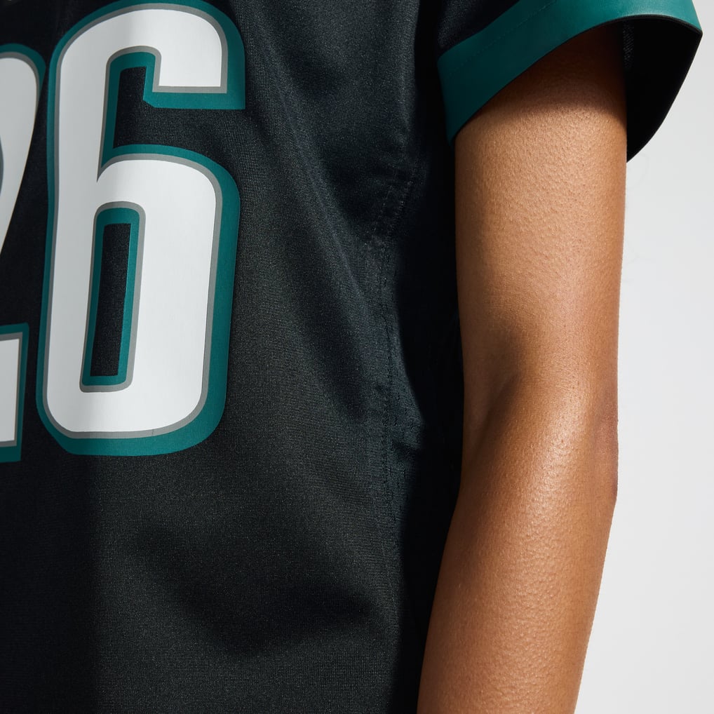 Women's Philadelphia Eagles Saquon Barkley Nike  Black Alternate Game Jersey - Image 14