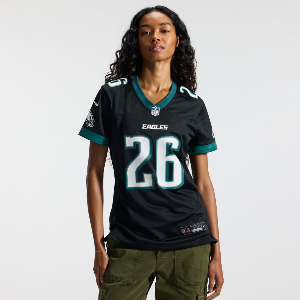 Women's Philadelphia Eagles Saquon Barkley Nike  Black Alternate Game Jersey - Image 3