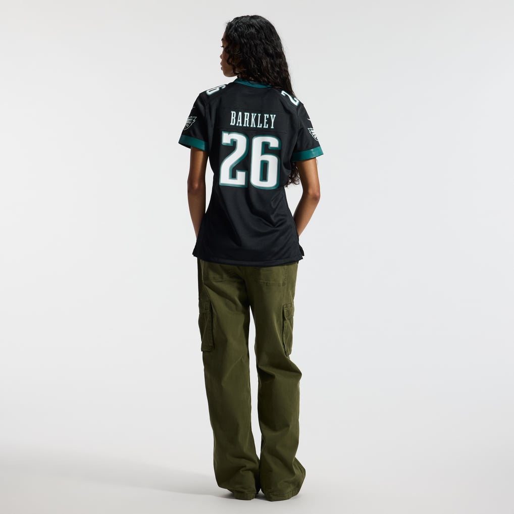 Women's Philadelphia Eagles Saquon Barkley Nike  Black Alternate Game Jersey - Image 6