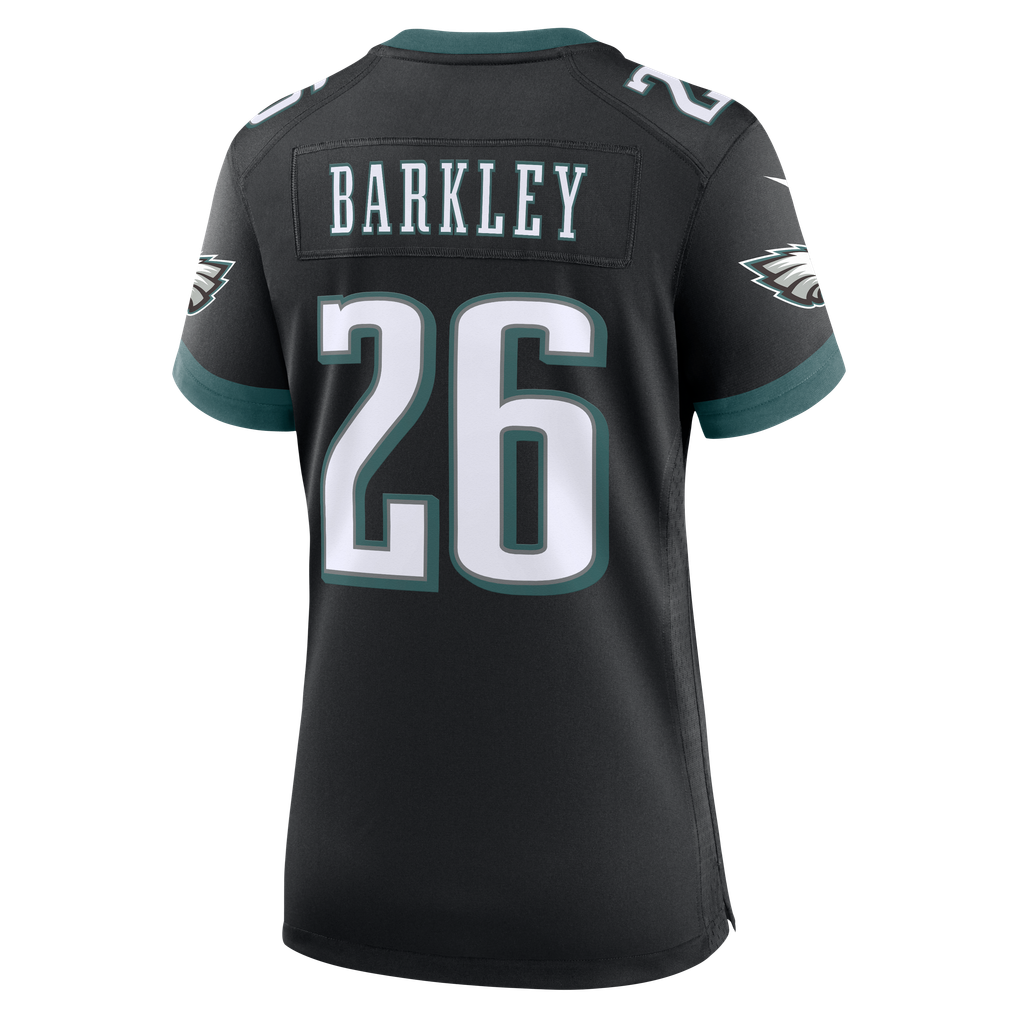 Women's Philadelphia Eagles Saquon Barkley Nike  Black Alternate Game Jersey - Image 8