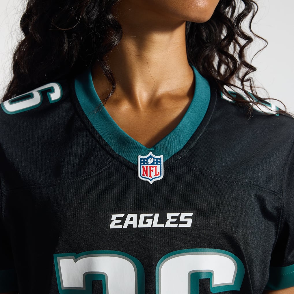 Women's Philadelphia Eagles Saquon Barkley Nike  Black Alternate Game Jersey - Image 10