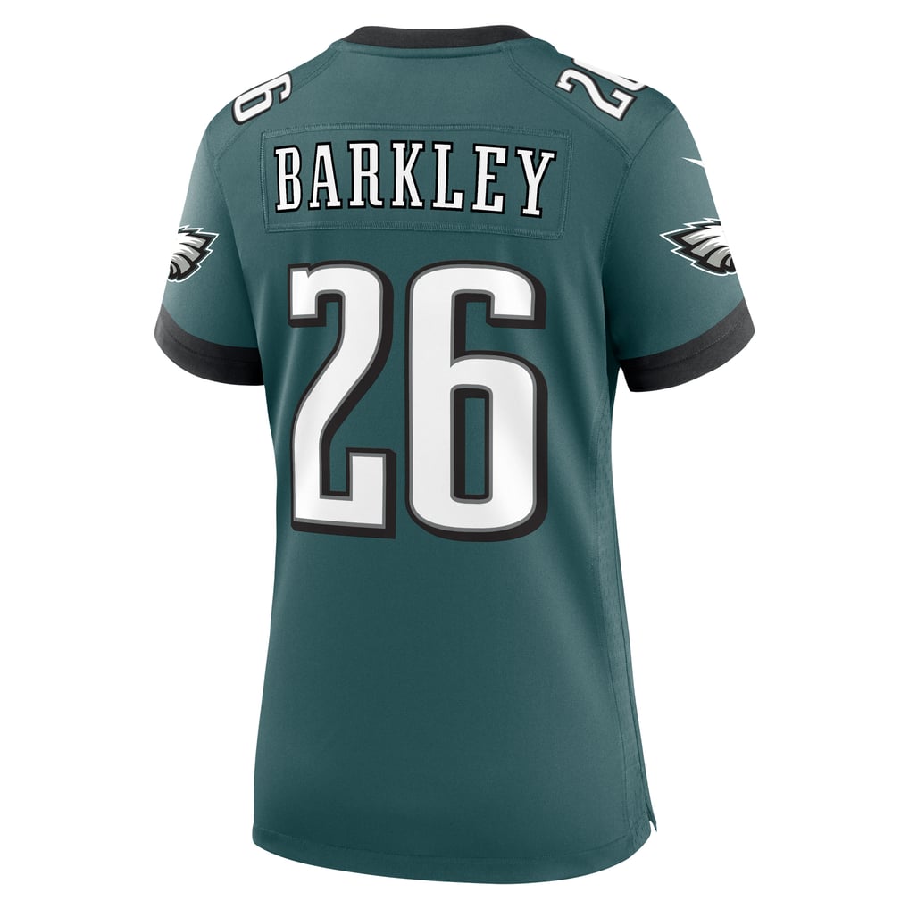 Women's Philadelphia Eagles Saquon Barkley Nike Midnight Green Game Player Jersey - Image 4
