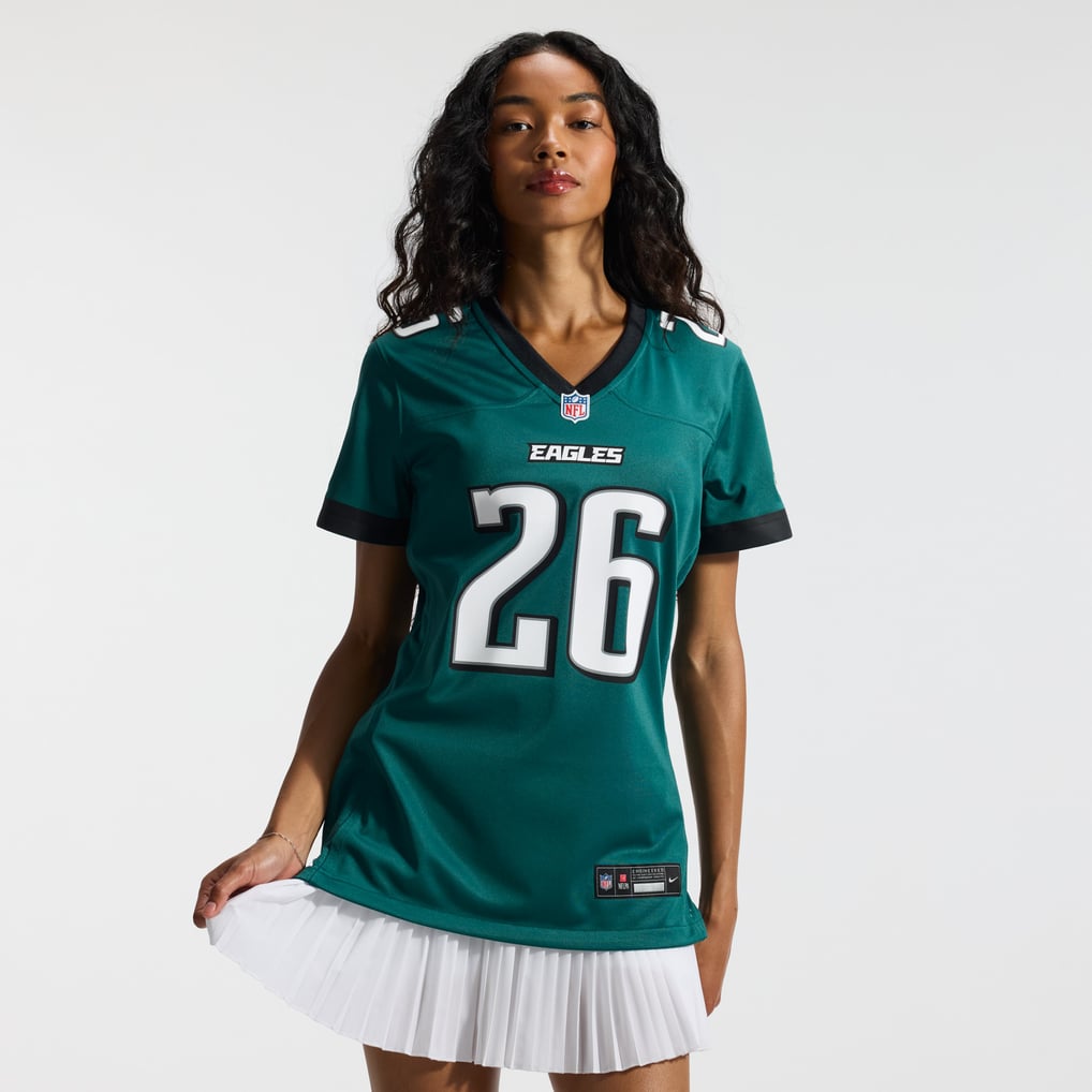 Women's Philadelphia Eagles Saquon Barkley Nike  Midnight Green Team Game Jersey - Image 3