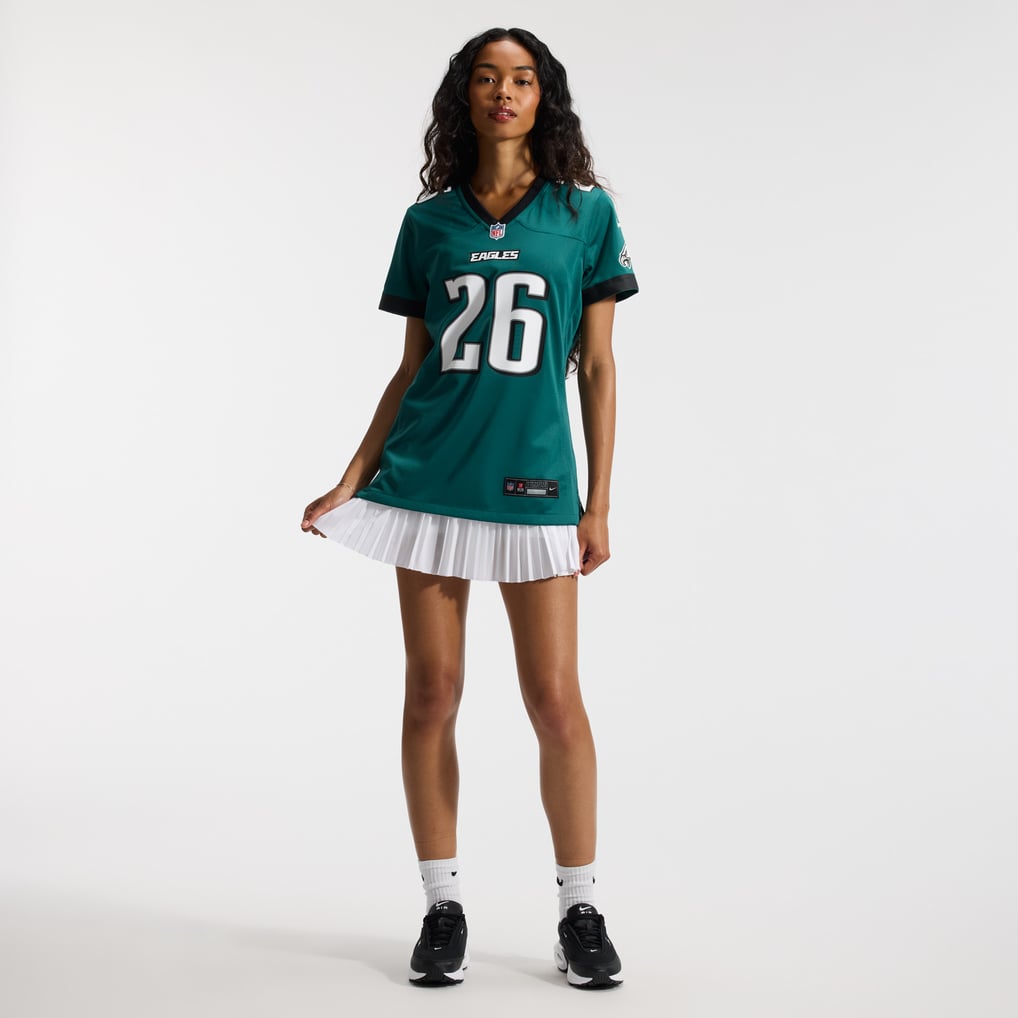 Women's Philadelphia Eagles Saquon Barkley Nike  Midnight Green Team Game Jersey - Image 5