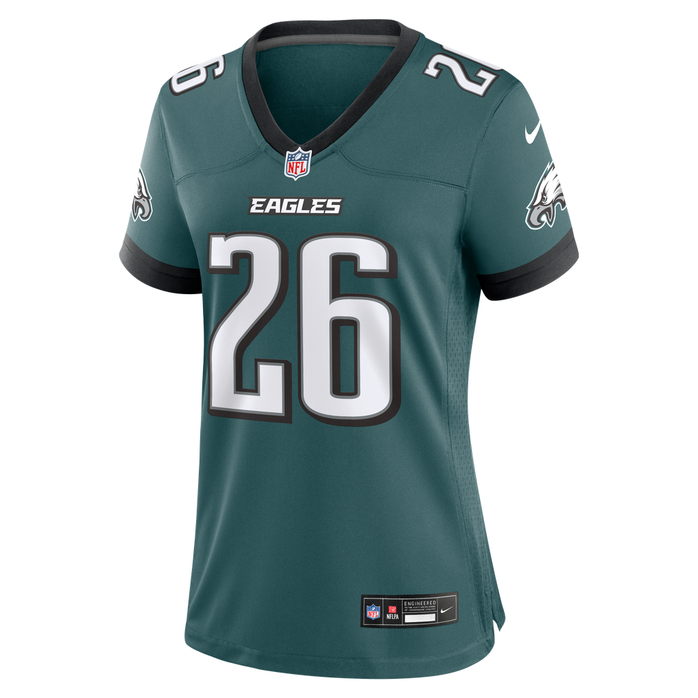 Women's Philadelphia Eagles Saquon Barkley Nike  Midnight Green Team Game Jersey - Image 7