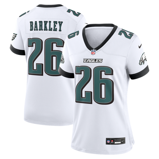 Women's Philadelphia Eagles Saquon Barkley Nike  White Game Jersey - Image 1