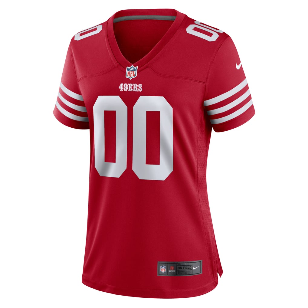 Women's San Francisco 49ers Nike Scarlet Game Custom Jersey - Image 3