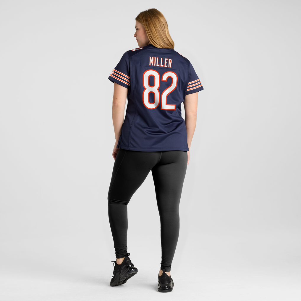 Women's Chicago Bears Scott Miller Nike Navy Team Game Jersey - Image 6