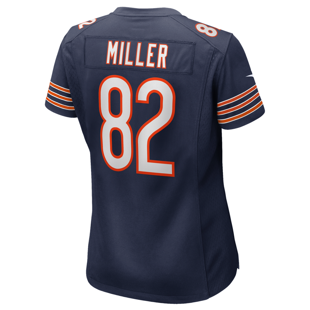 Women's Chicago Bears Scott Miller Nike Navy Team Game Jersey - Image 8