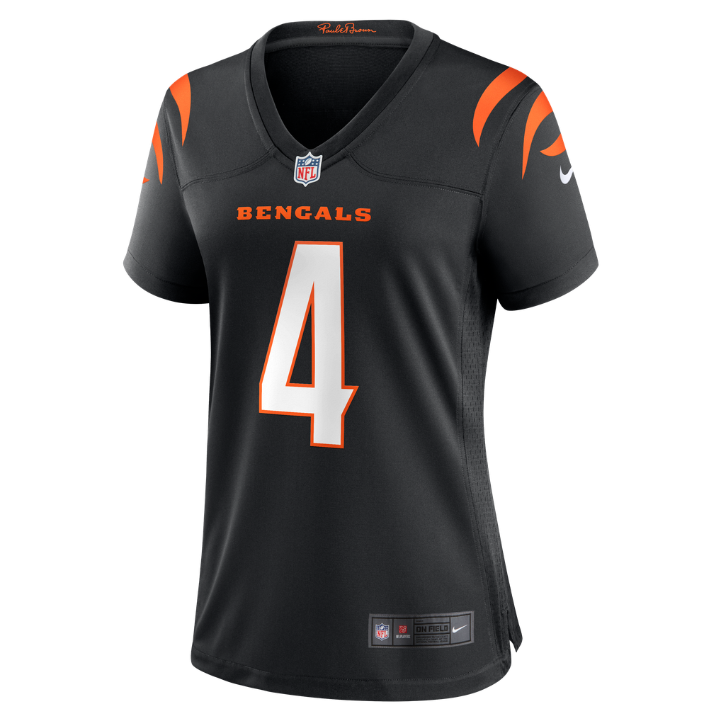 Women's Cincinnati Bengals Sean Clifford Nike Black Team Game Jersey - Image 3
