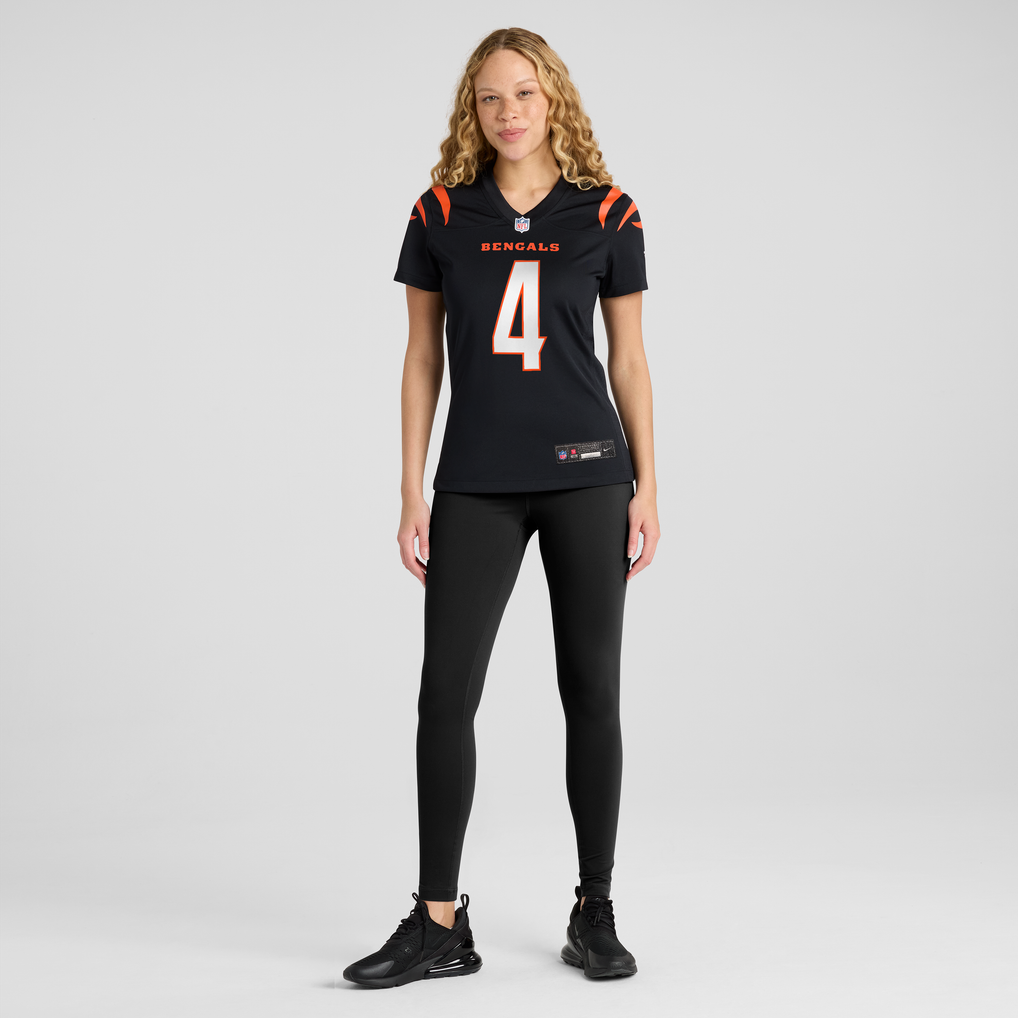 Women's Cincinnati Bengals Sean Clifford Nike Black Team Game Jersey - Image 5