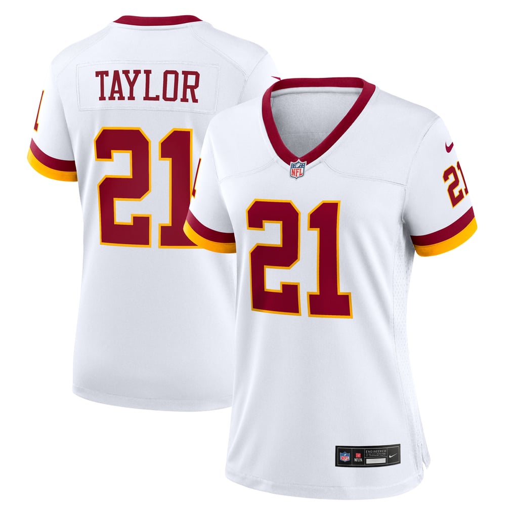 Women's Washington Commanders Sean Taylor Nike White Game Super Bowl Era Jersey - Image 1