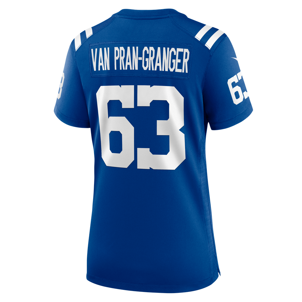 Women's Indianapolis Colts Sedrick Van Pran-Granger Nike Royal Team Game Jersey - Image 8
