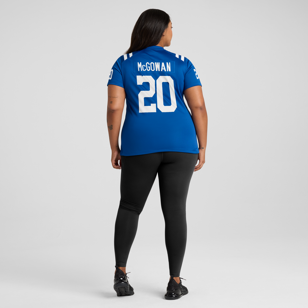 Women's Indianapolis Colts Seth McGowan Nike Royal Team Game Jersey - Image 6