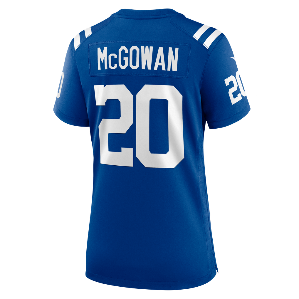 Women's Indianapolis Colts Seth McGowan Nike Royal Team Game Jersey - Image 8
