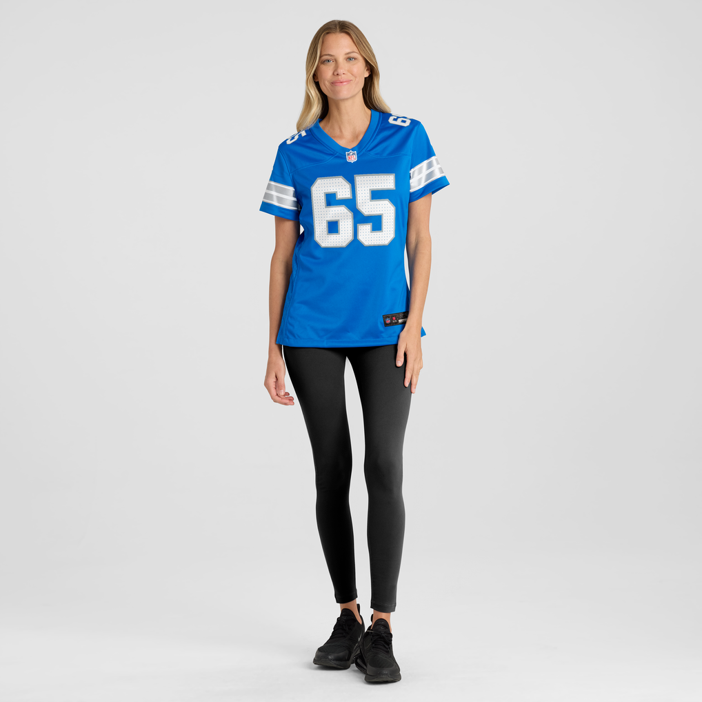 Women's Detroit Lions Seth McLaughlin Nike  Blue Team Game Jersey - Image 4