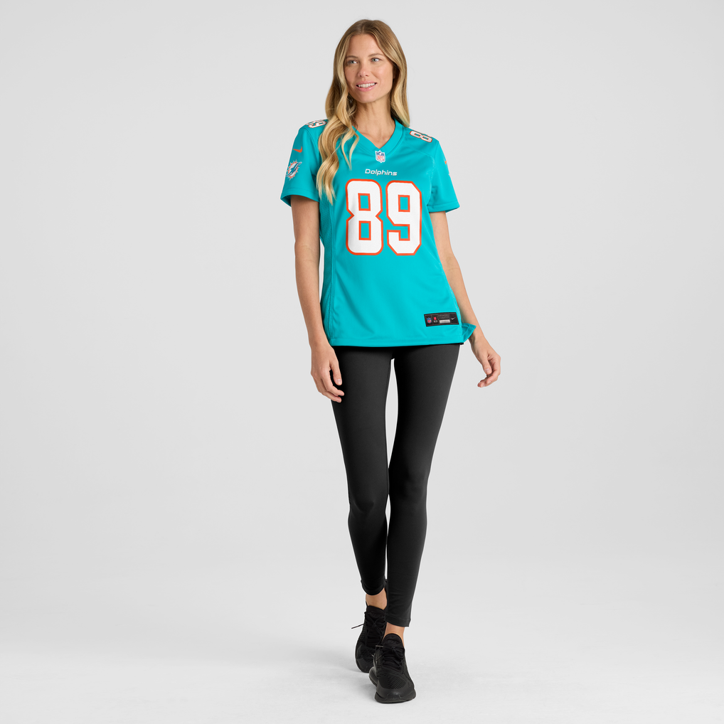 Women's Miami Dolphins Seydou Traore Nike Aqua Team Game Jersey - Image 3