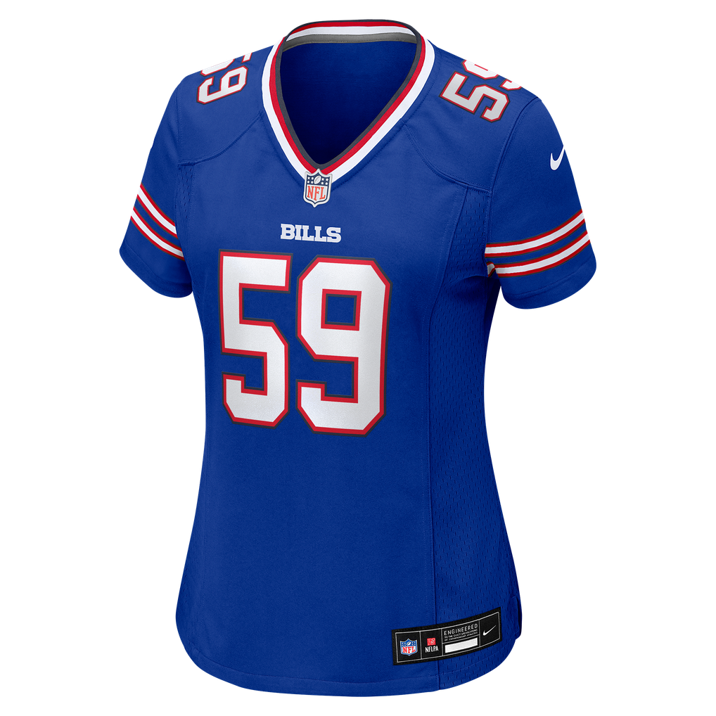 Women's Buffalo Bills Shaq Lawson Nike  Royal Team Game Jersey - Image 3
