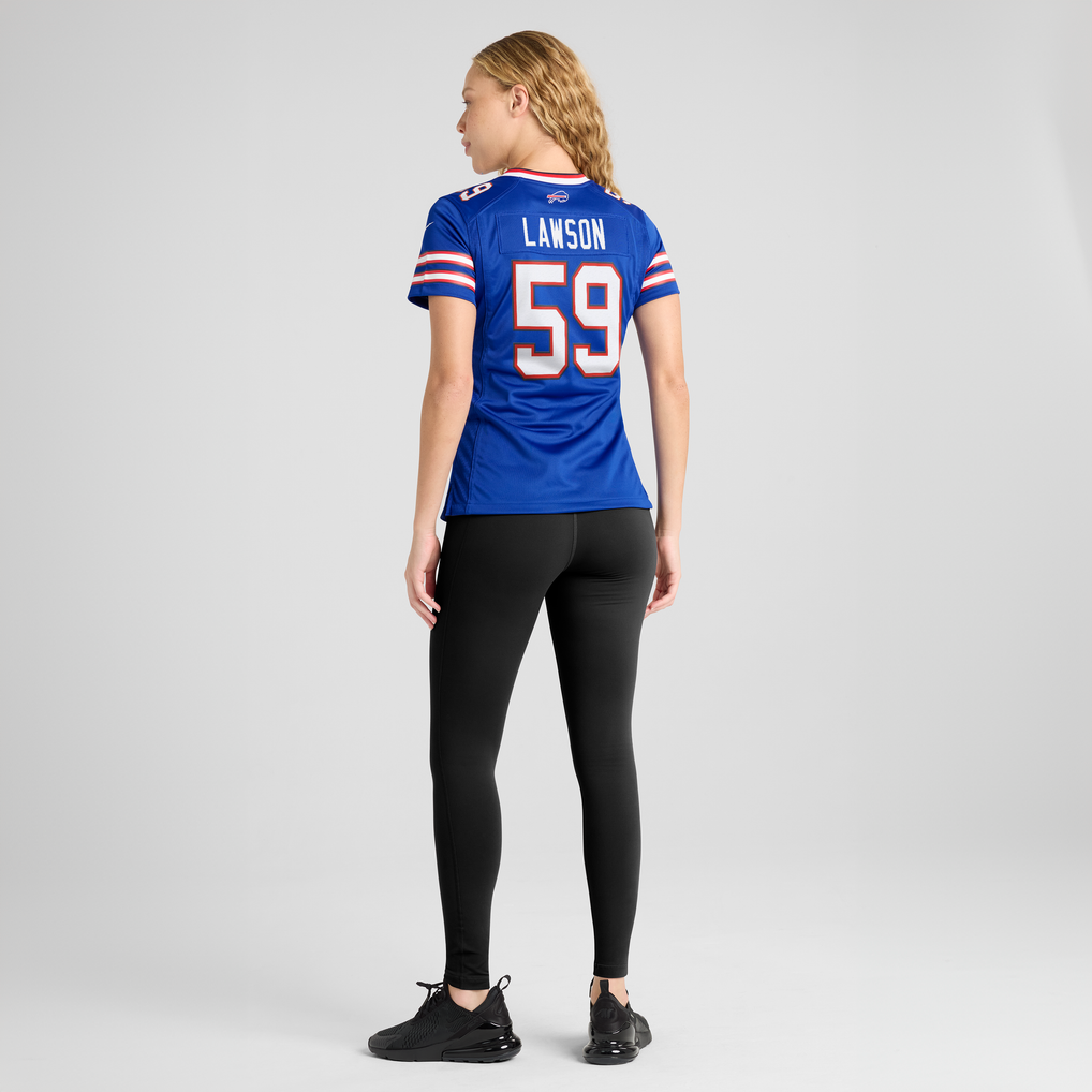 Women's Buffalo Bills Shaq Lawson Nike  Royal Team Game Jersey - Image 6