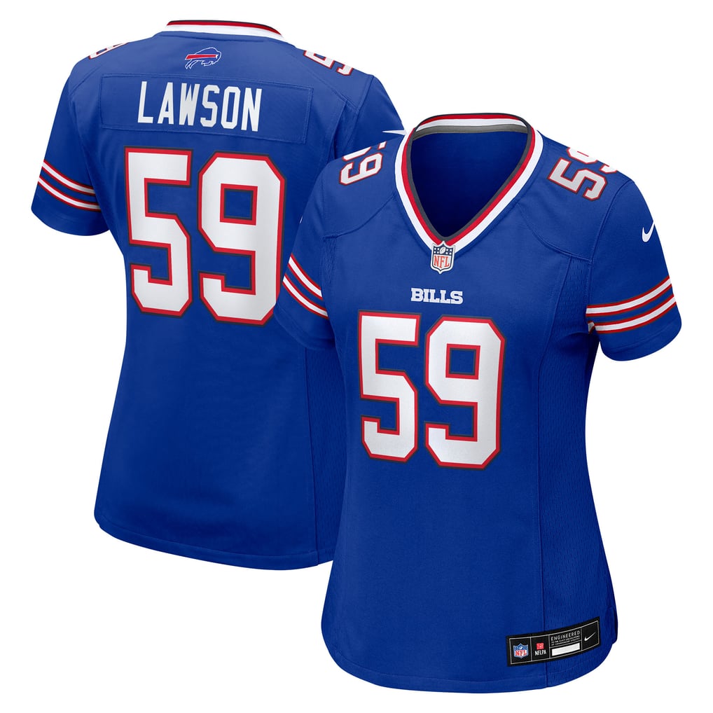 Women's Buffalo Bills Shaq Lawson Nike  Royal Team Game Jersey - Image 1
