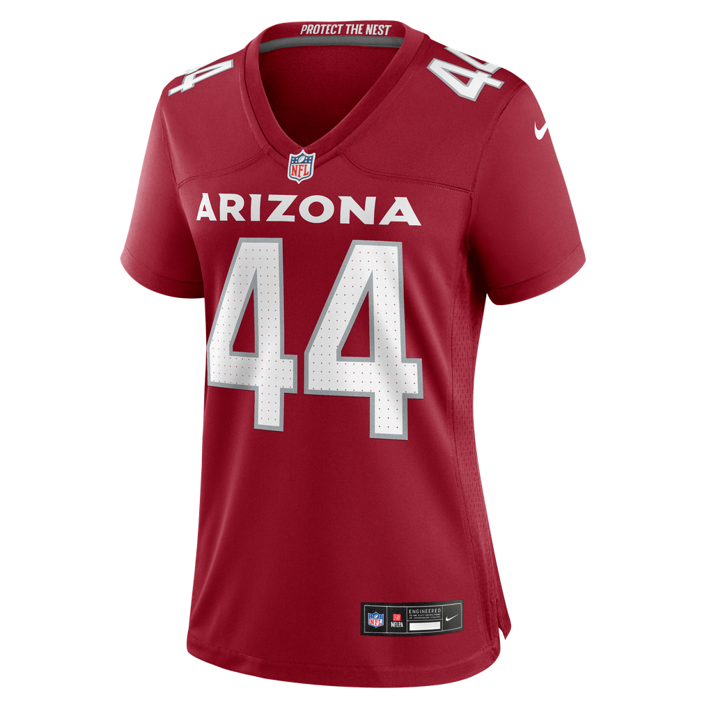 Women's Arizona Cardinals Shawn Bowman Nike Cardinal Team Game Jersey - Image 7