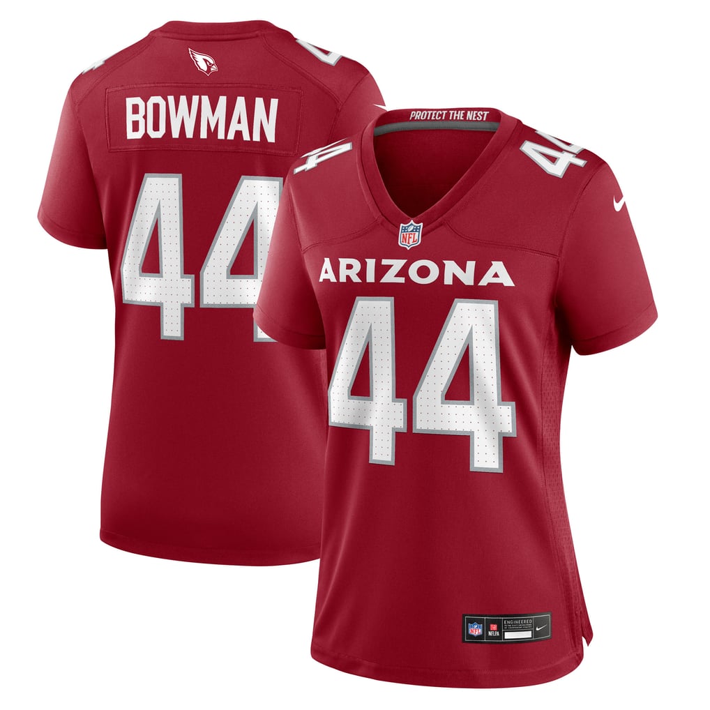 Women's Arizona Cardinals Shawn Bowman Nike Cardinal Team Game Jersey - Image 1