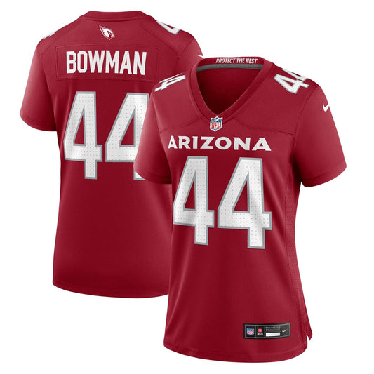 Women's Arizona Cardinals Shawn Bowman Nike Cardinal Team Game Jersey - Image 1