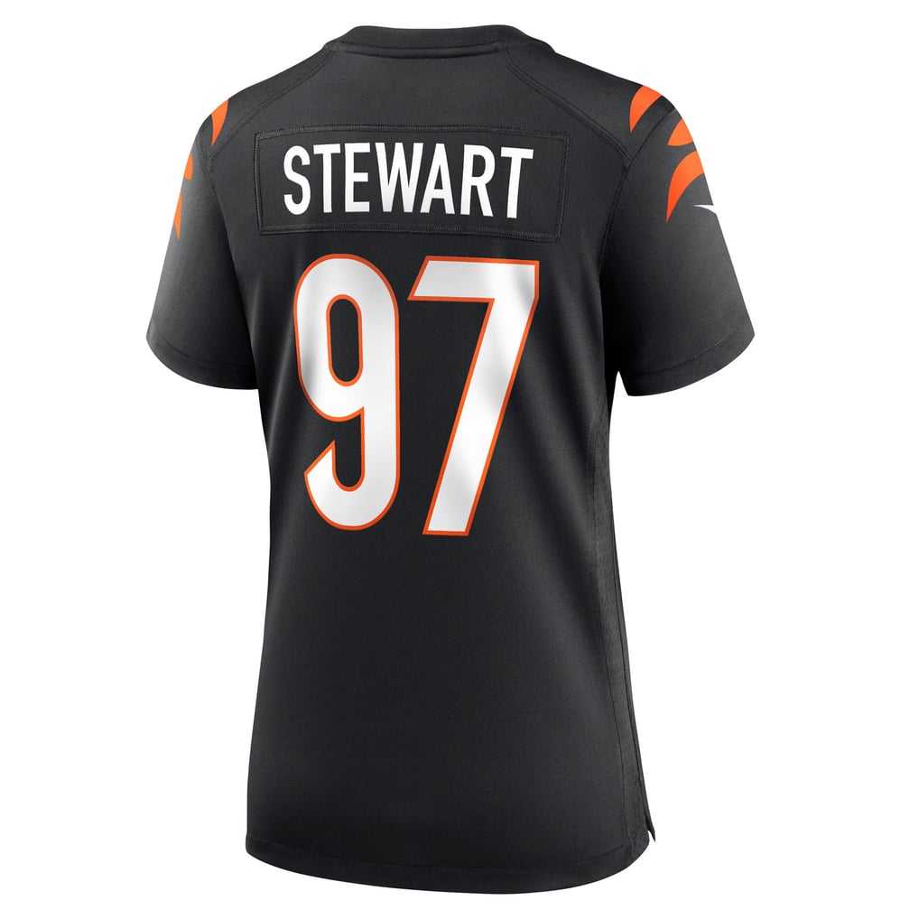 Women's Cincinnati Bengals Shemar Stewart Nike Black Team Game Jersey - Image 4