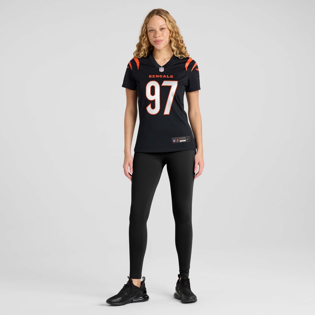Women's Cincinnati Bengals Shemar Stewart Nike Black Team Game Jersey - Image 5
