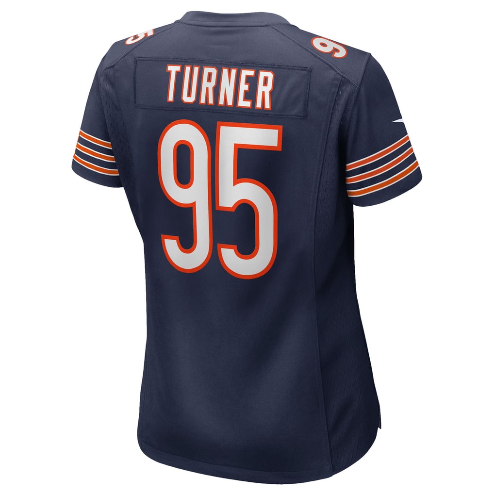 Women's Chicago Bears Shemar Turner Nike Navy Team Game Jersey - Image 4