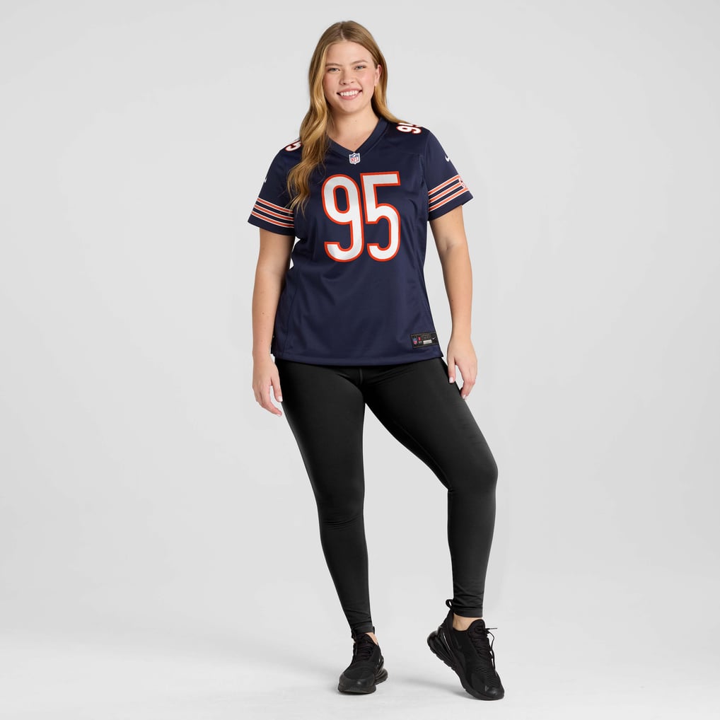 Women's Chicago Bears Shemar Turner Nike Navy Team Game Jersey - Image 7