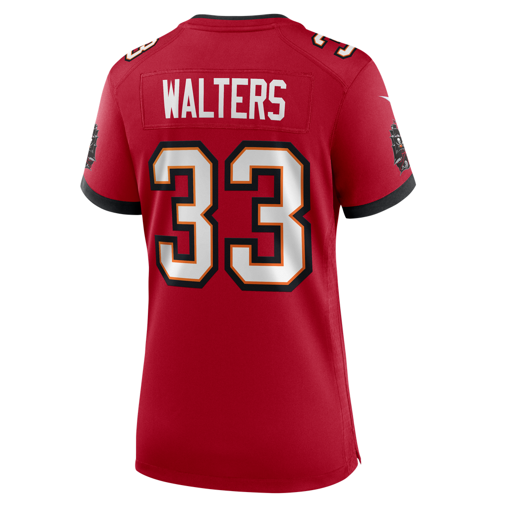 Women's Tampa Bay Buccaneers Silas Walters Nike Red Team Game Jersey - Image 8