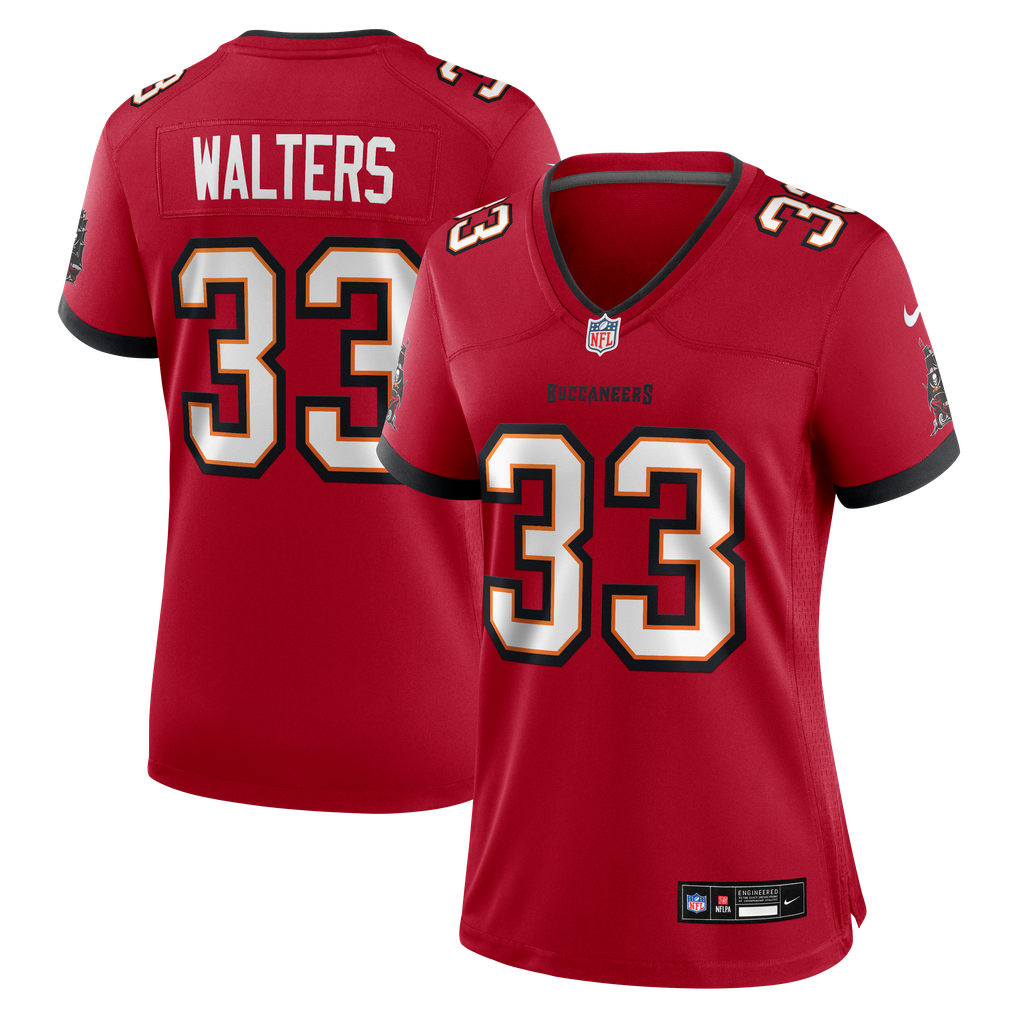 Women's Tampa Bay Buccaneers Silas Walters Nike Red Team Game Jersey - Image 1