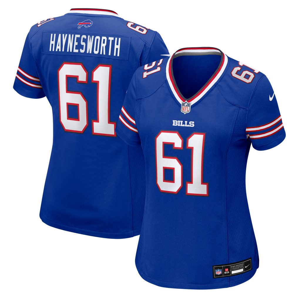 Women's Buffalo Bills Sincere Haynesworth Nike Royal Team Game Jersey - Image 1