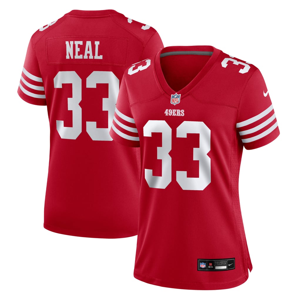 Women's San Francisco 49ers Siran Neal Nike  Scarlet Team Game Jersey - Image 2