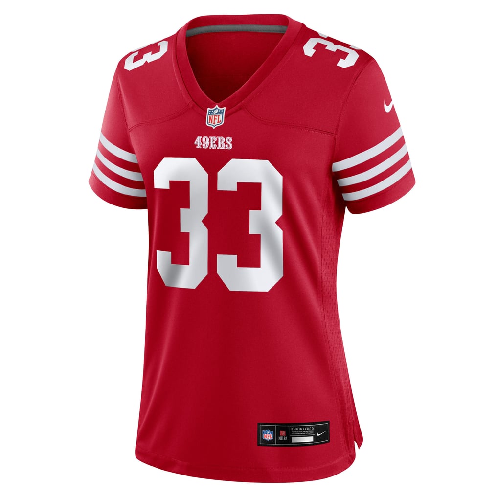 Women's San Francisco 49ers Siran Neal Nike  Scarlet Team Game Jersey - Image 3
