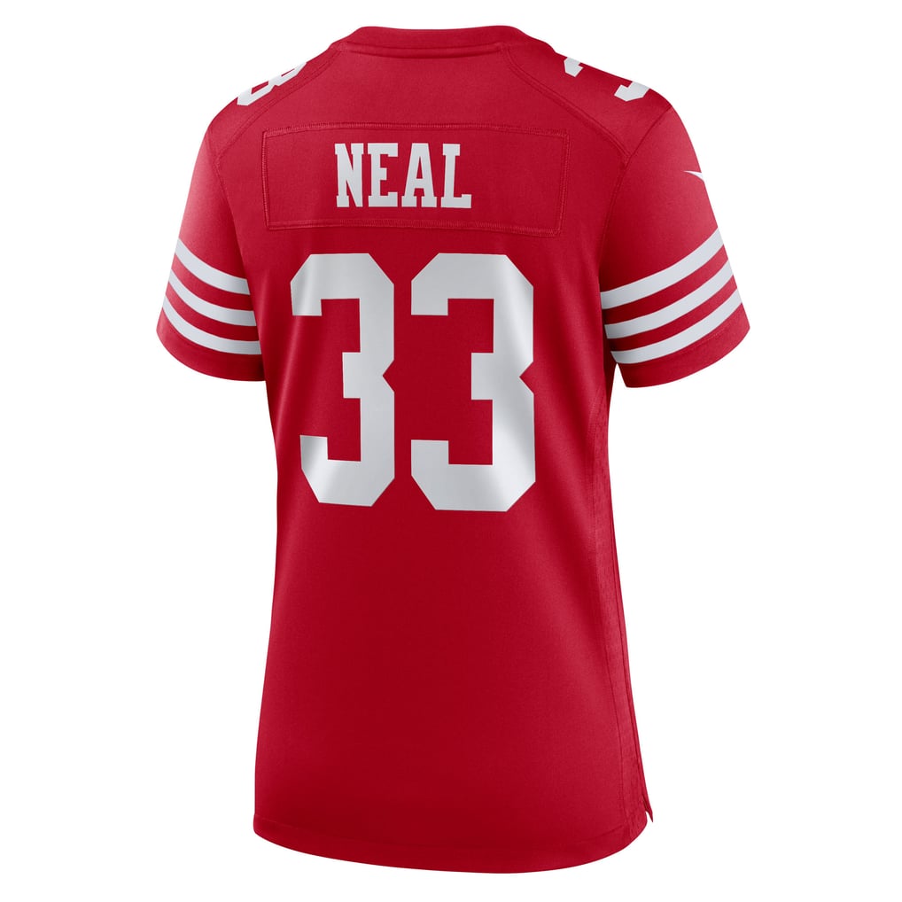 Women's San Francisco 49ers Siran Neal Nike  Scarlet Team Game Jersey - Image 4